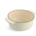 KitchenAid garnek żeliwny 5,2L Almond Creamy