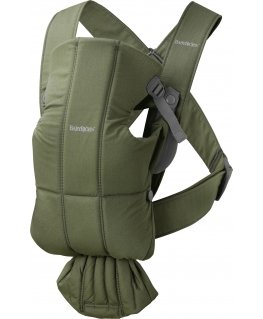 BabyBjörn Mini Woven baby carrier, dark green