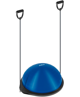 Półpiłka do balansowania, trener równowagi 46cm + pump, REBEL ACTIVE