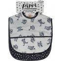Peppi Longstocking dinner plate, 2 pcs, black Peppi Longstocking dinner plate, 2 pcs, black