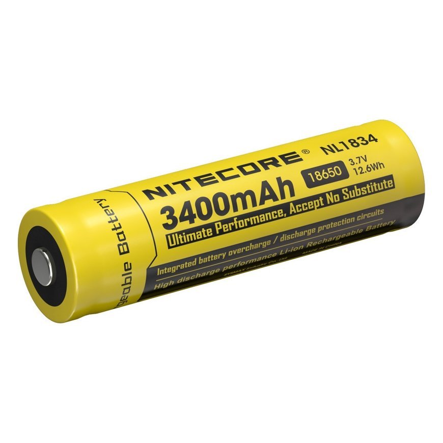 Nitecore 18650 3400 mAh -akkuparisto