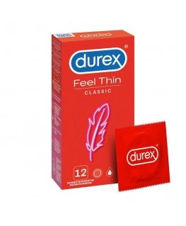 Durex Feel Thin Classic thin latex condoms 12 pcs
