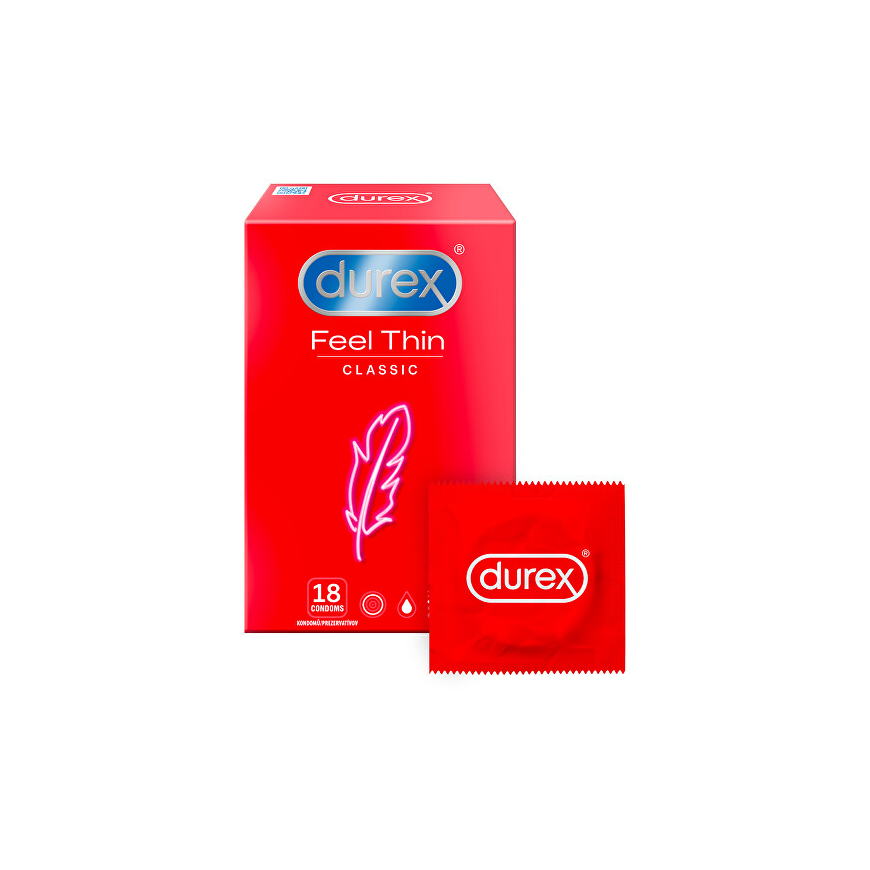 Durex Feel Thin Classic thin latex condoms 12 pcs – 2