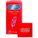 Durex Feel Thin Classic ploni latekso prezervatyvai 12 vnt