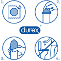 Durex Feel Thin Classic ploni latekso prezervatyvai 12 vnt