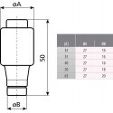 FUSE INSERT ETI-D3/50A 50 A 500 V gG E33 ETI FUSE INSERT ETI-D3/50A 50 A 500 V gG E33 ETI