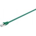 Fuj:tech CAT6A S/FTP network cable, 1.5 m, green Fuj:tech CAT6A S/FTP network cable, 1.5 m, green