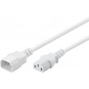 Goobay 97585 elektrības kabelis Balts 3 m C14 uzmava C13 uzmava Goobay 97585 elektrības kabelis Balts 3 m C14 uzmava C13 uzmava