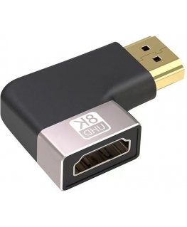 Fuj:tech HDMI Ultra High Speed 90° corner adapter, version 1