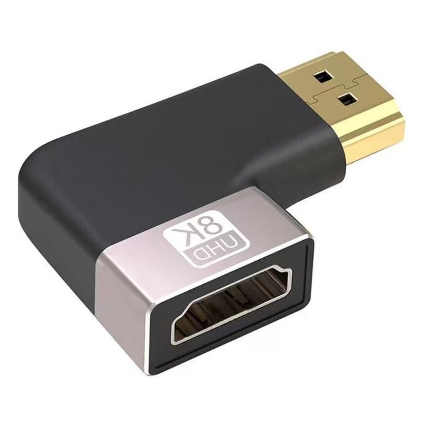 Fuj:tech HDMI Ultra High Speed 90° -kulma-adapteri, versio 1