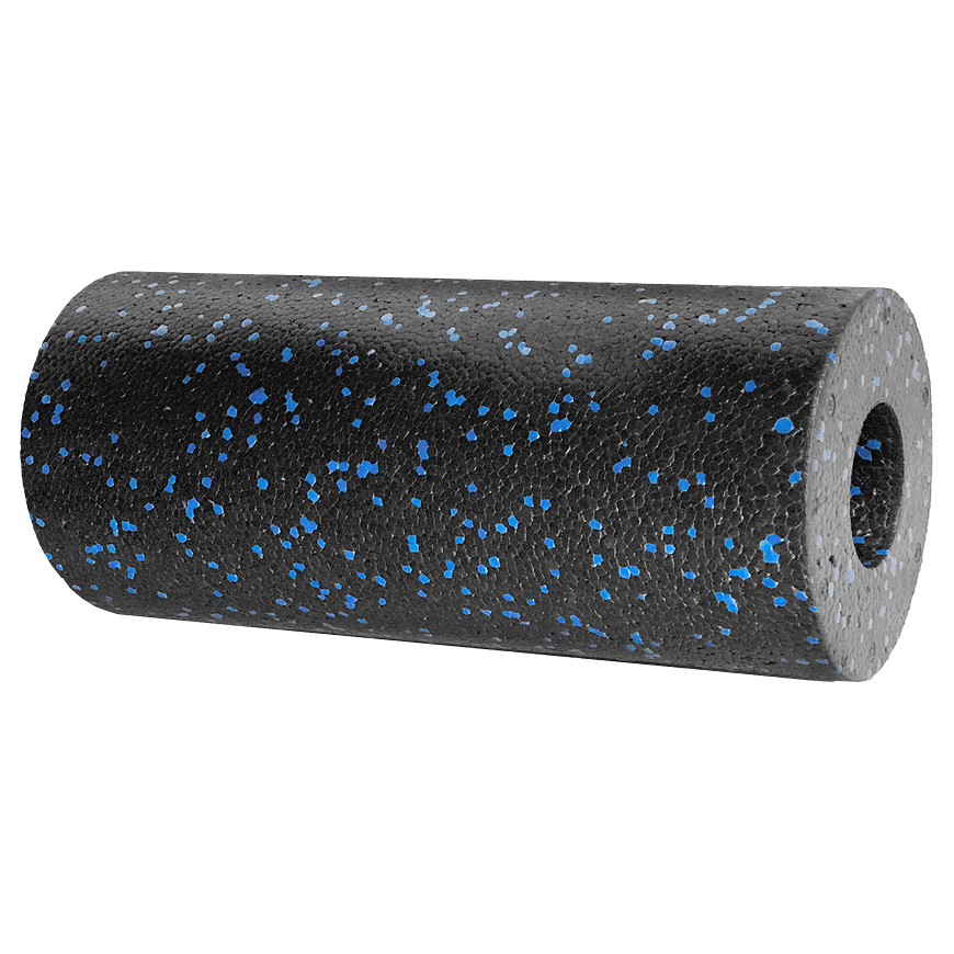 Massage roller, roller piankowy leiaki 14x33cm, color black-blue, material EPP, REBEL ACTIVE
