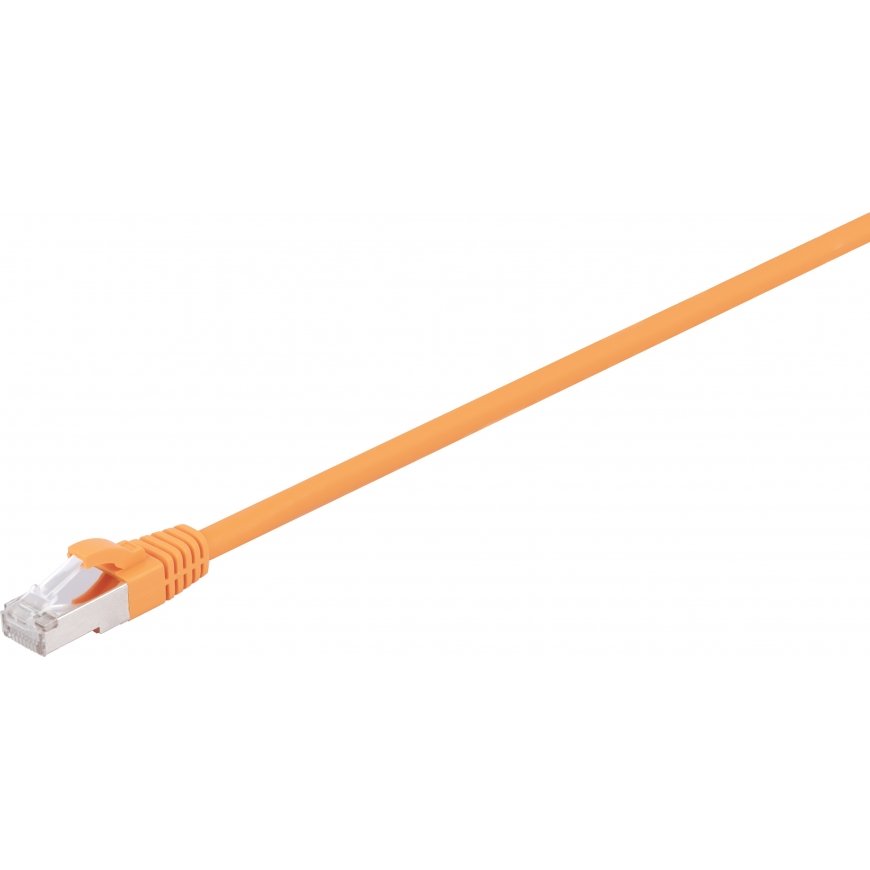 Fuj:tech CAT6A S/FTP -verkkokaapeli, 2 m, oranssi