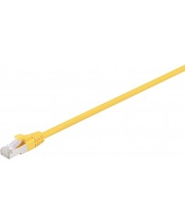 Fuj:tech CAT6A S/FTP network cable, 1 m, yellow