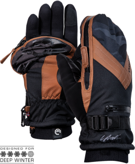 Vallerret Skadi Zipper Mitt PSP Brown M