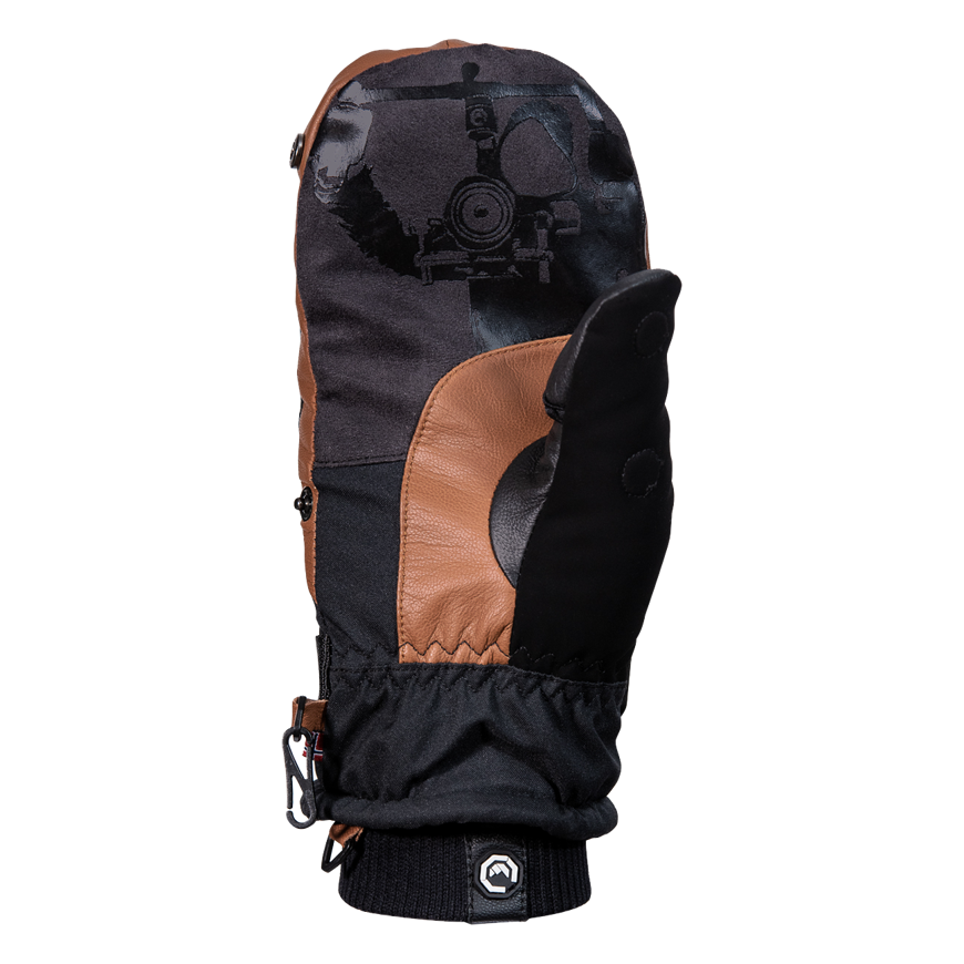 Vallerret Skadi Zipper Mitt PSP Brown M – 3