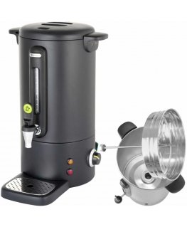 Coffee heater with non-drip tap black Concept Line 10 l - Hendi 211458