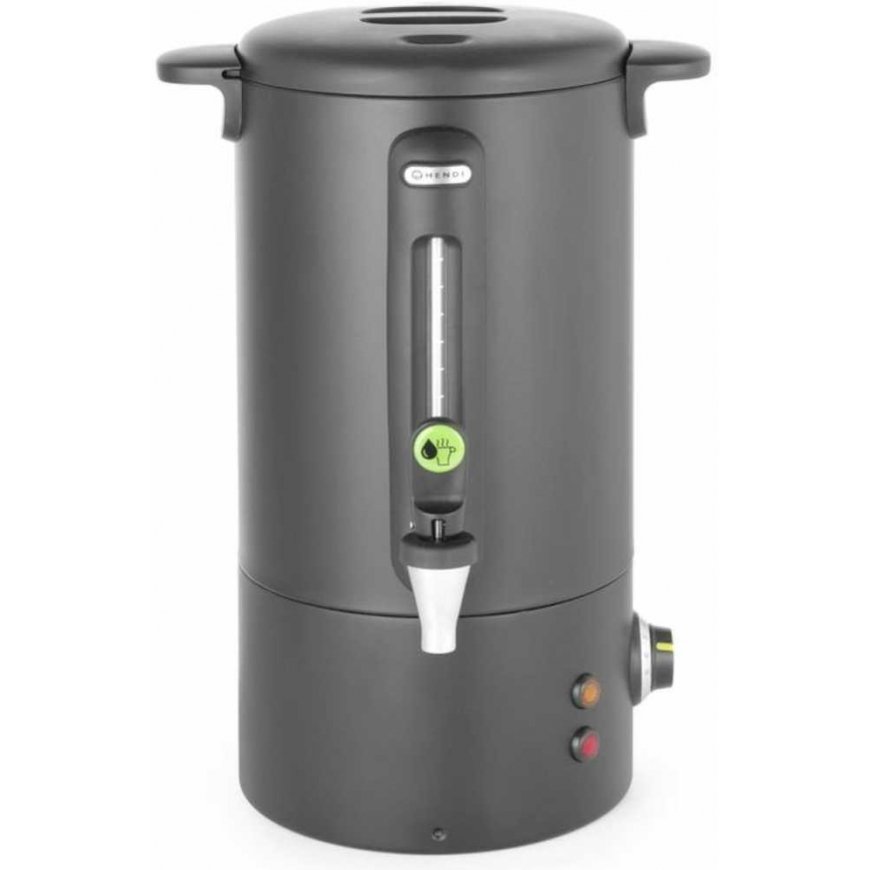 Kavos šildytuvas su nenulašančiu čiaupu juodu Concept Line 10 l - Hendi 211458 – 5
