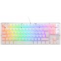 Ducky One 3 Aura Baltas TKL Klaviatūra žaidimams, RGB LED - MX-Speed-Sidabrinis Ducky One 3 Aura Baltas TKL Klaviatūra žaidimams, RGB LED - MX-Speed-Sidabrinis