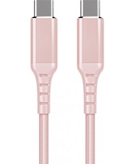Fuj:tech USB-C to USB-C cable, 1m, pink