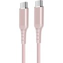 Fuj:tech USB-C to USB-C cable, 1m, pink Fuj:tech USB-C to USB-C cable, 1m, pink