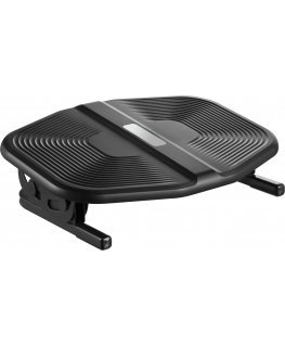 ErgoWork Footrest Zero -ergonominen jalkatuki, musta