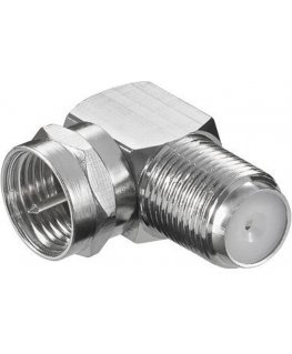 Fuj:tech antenna adapter, 90° angle, F-female - F-male