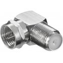 Fuj:tech antenna adapter, 90° angle, F-female - F-male