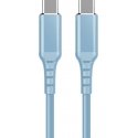 Fuj:tech USB-C - USB-C -kaapeli, 2m, vaaleansininen