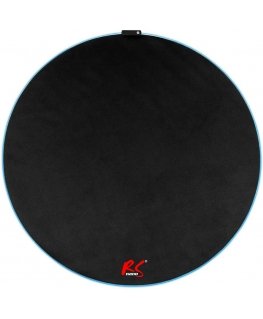 NanoRS RS171 Gaming Seat Mat with RGB Backlight, Under Chair Floor Mat, Diameter 100cm, Black