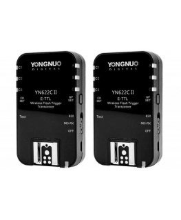 A set of two Yongnuo YN622N II flash triggers for Nikon