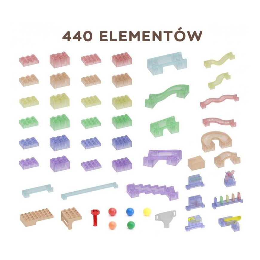 MASTERKIDZ STEM board accessories, 440 pcs. – 2