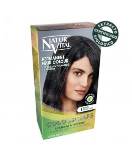 Naturaleza y Vida Coloursafe Hiusväri musta 150 ml