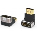 Fuj:tech HDMI Ultra High Speed 90° -kulma-adapteri, versio 3 Fuj:tech HDMI Ultra High Speed 90° -kulma-adapteri, versio 3