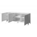 Cama MARMO 3D chest of drawers 200x45x80,5 cm white matt/marble white Cama MARMO 3D chest of drawers 200x45x80,5 cm white matt/marble white