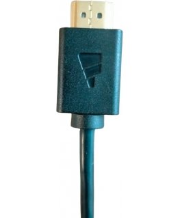 Fuj:tech HDMI High Speed with Ethernet -kaapeli, 2 m, musta