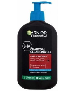 Garnier Pure Active Charcoal Valomasis Gel Valomasis Gel Unisex, 250 ml