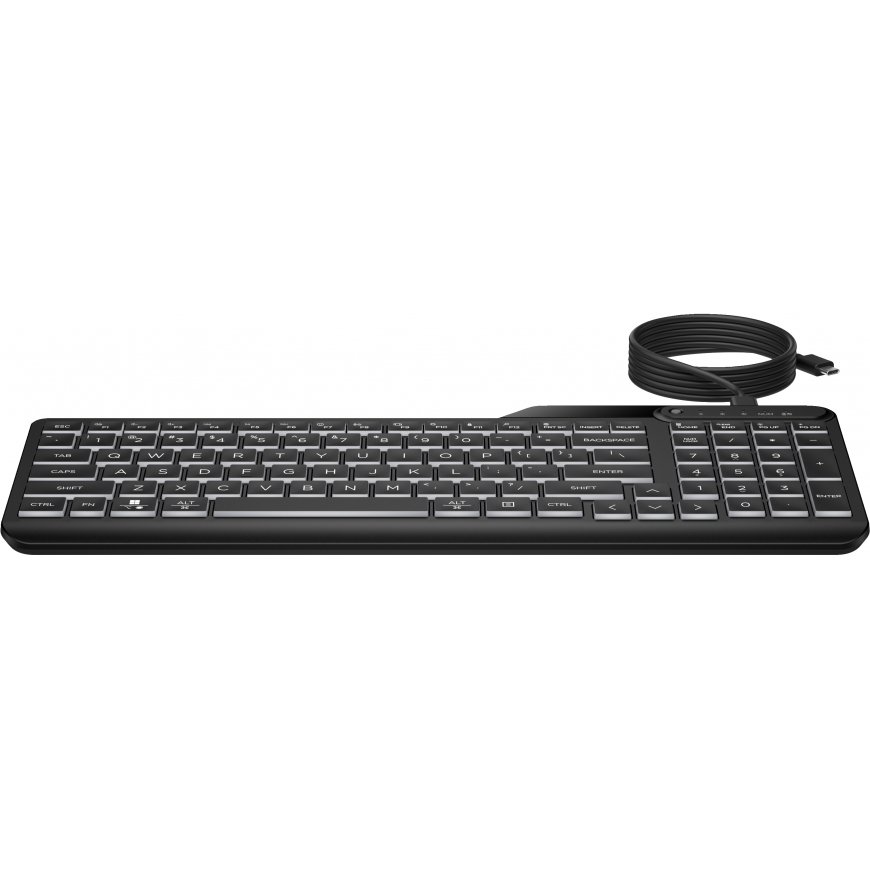 HP 405 Multi-Device Backlit Wired Keyboard (ML) – 2