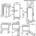 Electrolux ERS3DE39K -jääkaappi, musta