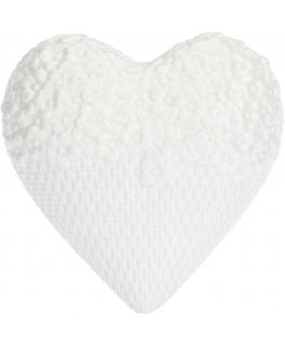 La Porcellana Bianca Humidifier Leopoldina serce/kwiat - White, 18 cm
