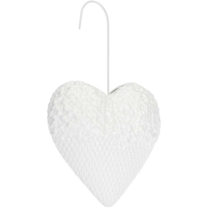 La Porcellana Bianca Humidifier Leopoldina serce/kwiat - White, 18 cm – 3