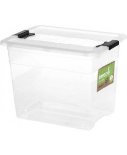 Keeeper Cornelia storage box clear 24 L box 1/2