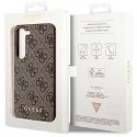 Case Guess case for Samsung Galaxy A35 GUHCSA35GF4GBR brown HC PU 4G with charm Case Guess case for Samsung Galaxy A35 GUHCSA35GF4GBR brown HC PU 4G with charm