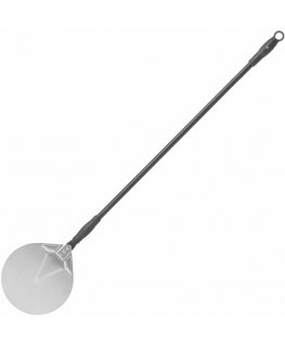 Hendi Round stainless steel pizza shovel with movable handle. 230 mm length 1200 mm