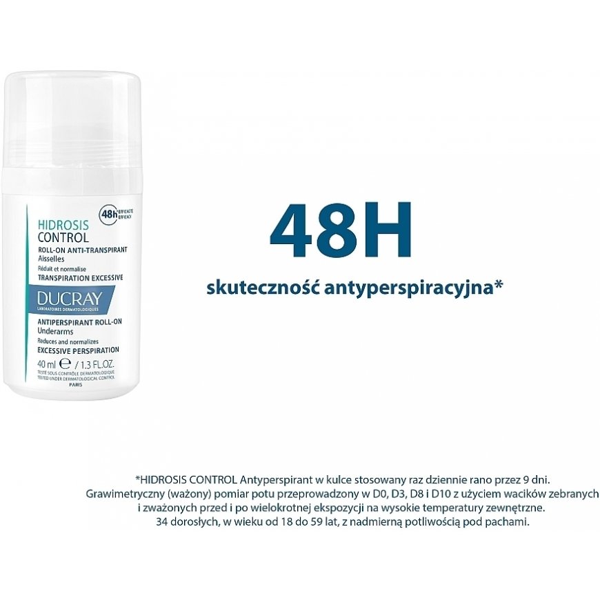 Ducray Hydrosis Control antiperspirant w kulce 40ml – 2