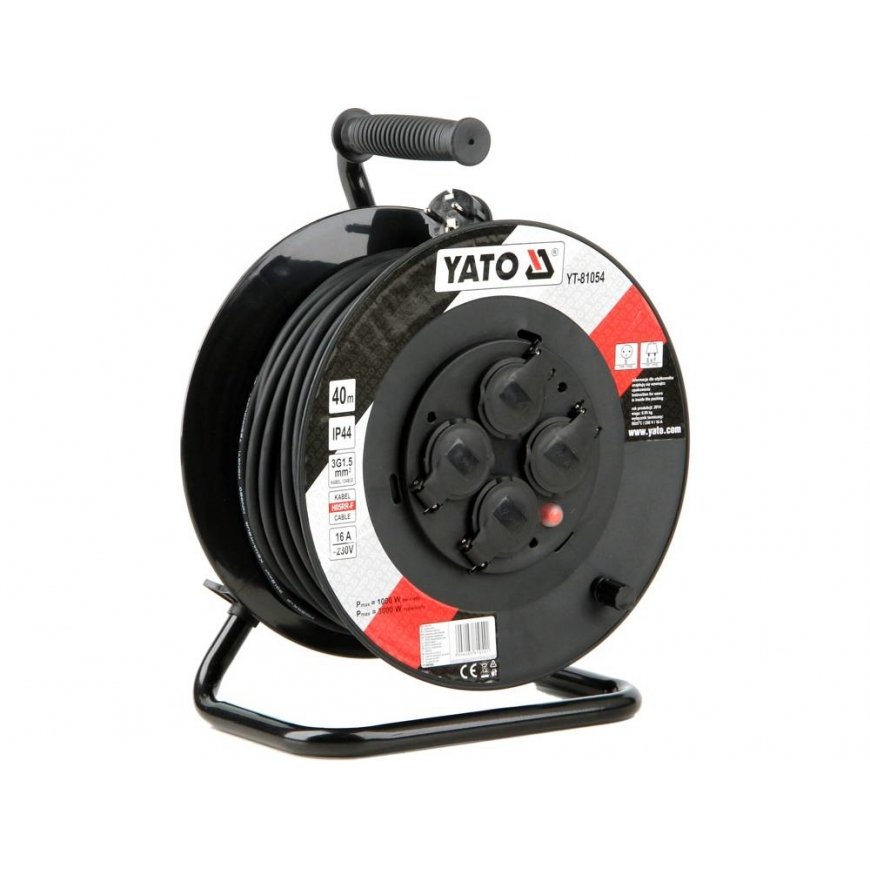 Yato YT-81054 cord reel 4 AC outlet(s) 40 m