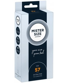 MISTER SIZE 57 10 шт Гладкий
