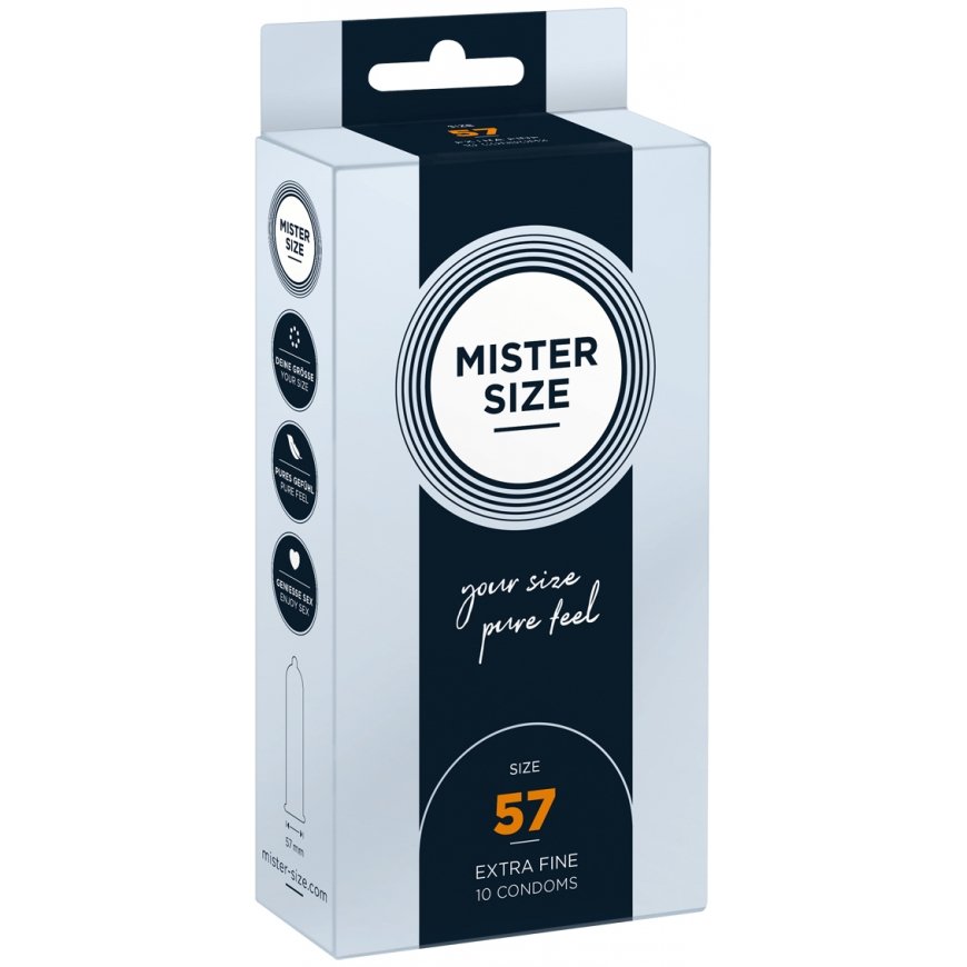 MISTER SIZE 57 10 pcs Gludi, nolīdzināti