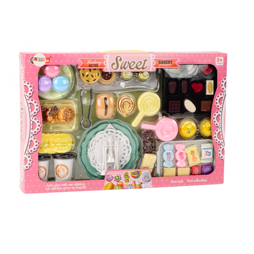 Lean Toys Confectionery Cafe Set Sweets Figurines Coffee Cake 50 pieces. – 3