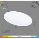Lubinis šviestuvas Šviestuvas plafonas Tope Sopot, 2x48W, LED, Ø585mm