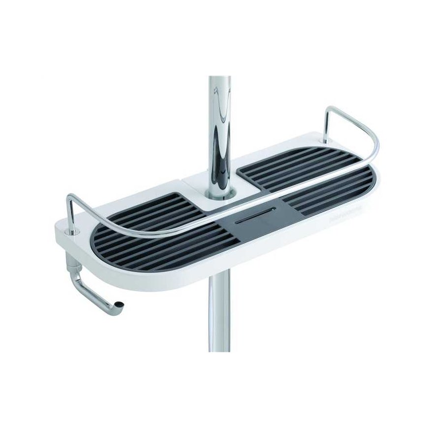 Dušo lentynėlė Ferro 65580.1, 280 mm x 90 mm x 120 mm, balta – 3